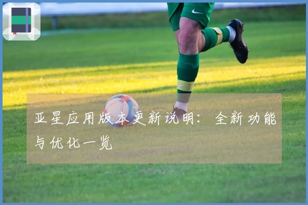 亚星应用版本更新说明：全新功能与优化一览